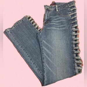 Platinum Plus Rhinestone Jean